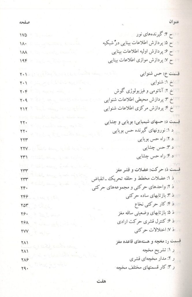 فهرست 3 کتاب یادداشت های علوم اعصاب لانگستاف سمت